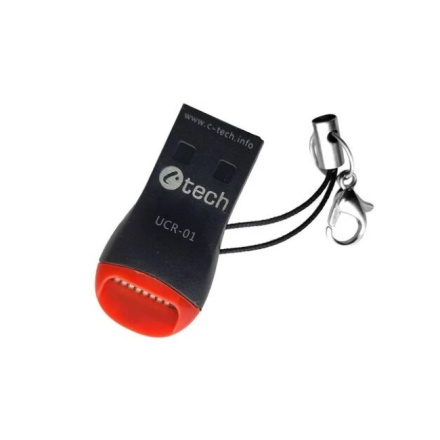 C-Tech USB Čtečka microSD Karet, UCR-01
