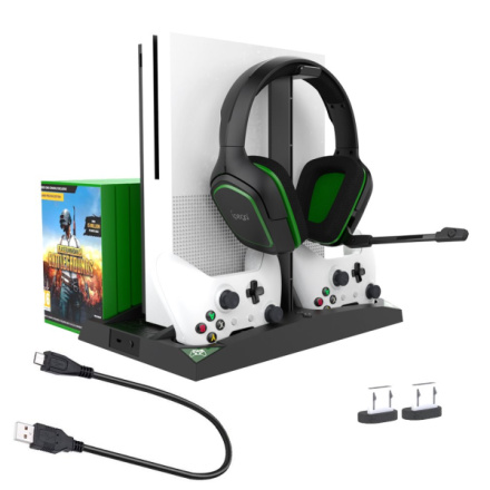 iPega XB007 Multifunkční Nabíjecí Stojan s Chlazením pro Xbox One, PG-XB007