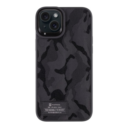 Tactical Camo Troop Kryt pro Apple iPhone 15 Plus Black, 57983115924