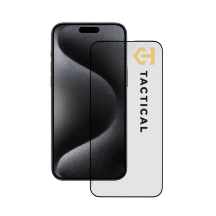 Tactical Glass Shield 5D sklo pro Apple iPhone 15 Pro Max Black, 57983115946