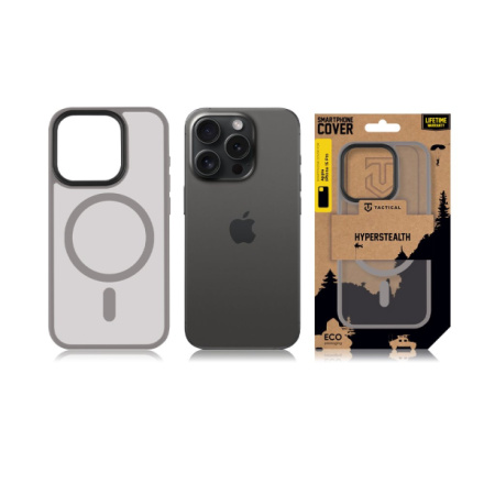 Tactical MagForce Hyperstealth Kryt pro iPhone 15 Pro Light Grey, 57983115960