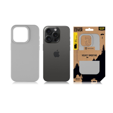 Tactical Velvet Smoothie Kryt pro Apple iPhone 15 Pro Foggy, 57983116023