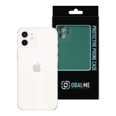 OBAL:ME Matte TPU Kryt pro Apple iPhone 12 Dark Green, 57983117459