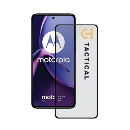 Tactical Glass Shield 5D sklo pro Motorola G84 5G Black , 57983118236
