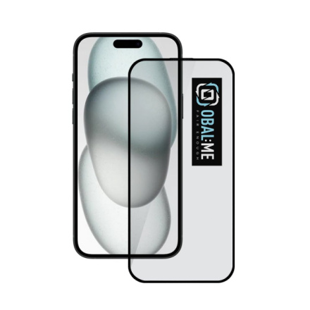 OBAL:ME 5D Tvrzené Sklo pro Apple iPhone 15 Black, 57983118463