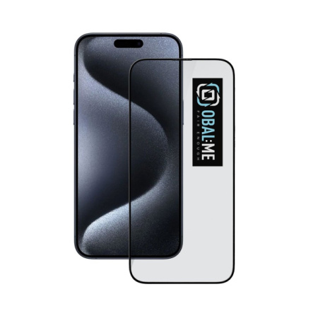 OBAL:ME 5D Tvrzené Sklo pro Apple iPhone 15 Pro Black, 57983118465