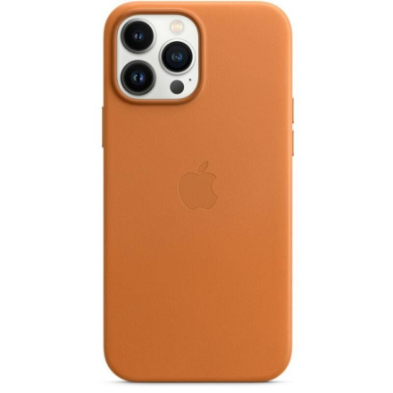 MM1L3ZM/A Apple Kožený Kryt vč. MagSafe pro iPhone 13 Pro Max Golden Brown  (Pošk. Balení), 57983119143