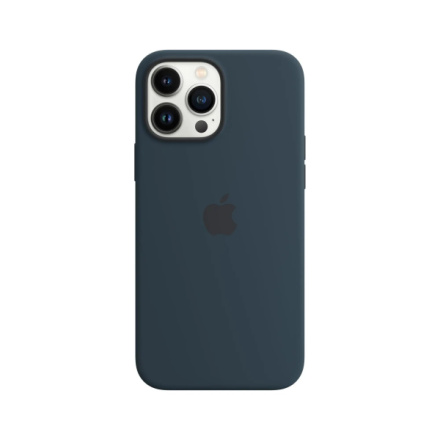 MM2T3ZM/A Apple Silikonový Kryt vč. Magsafe pro iPhone 13 Pro Max Abyss Blue (Pošk. Balení), 57983119144