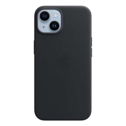 MPP93ZM/A Apple Kožený Kryt vč. MagSafe pro iPhone 14 Plus Midnight (Pošk. Balení), 57983119310