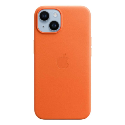 MPPF3ZM/A Apple Kožený Kryt vč. MagSafe pro iPhone 14 Plus Orange (Pošk. Balení), 57983119312