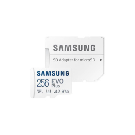 microSDXC 256GB EVO Plus Samsung Class 10 vč. Adapteru, MB-MC256KA/EU