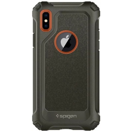 Spigen Pro Guard Cover pro iPhone X Army Green (EU Blister), 2440199