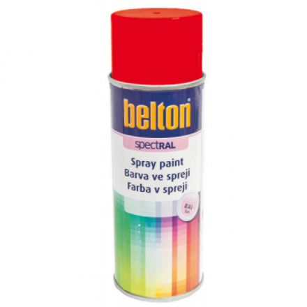 Belton SpectRAL rychleschnoucí barva ve spreji, Ral 3020 dopravní červená, 400 ml