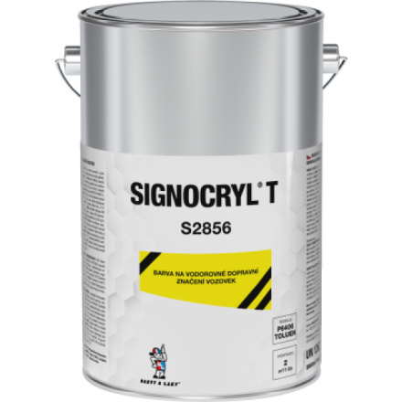 SIGNOCRYL T barva na vodorovné dopravní značení vozovek S2856, 0620 žlutá, 4 l