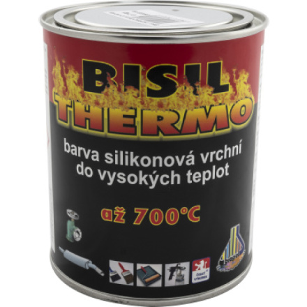 Bisil Thermo žáruvzdorná barva 700 °C, 0199 černá, 700 g