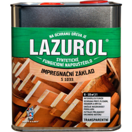 LAZUROL impregnační základ S1033 čirý, 2,5 l