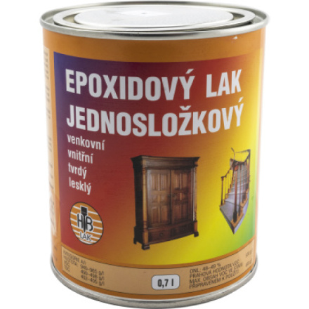 HB-Lak epoxidový jednosložkový lak na dřevo a kov, lesklý, 700 ml