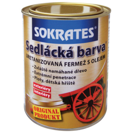 Sokrates sedlácká barva na dřevo, 0260 hnědá, 700 g