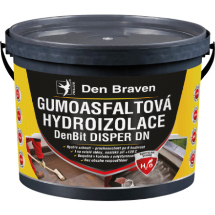 Den Braven DenBit Disper DN gumoasfaltová hydroizolace, 5 kg