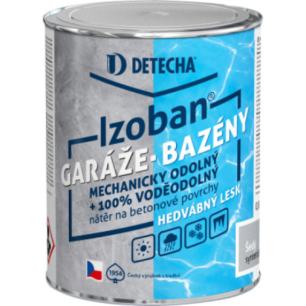 Detecha Izoban barva na beton, šedá, 800 g