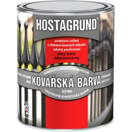 HOSTAGRUND kovářská barva S2160K, 0950 kovářská čerň, 600 ml