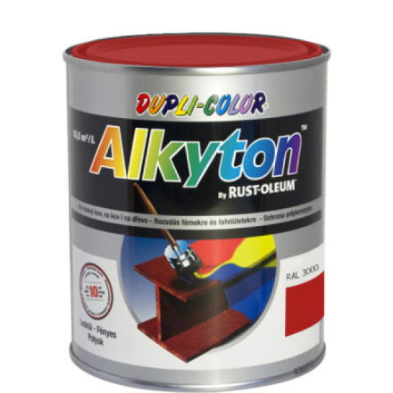 Dupli-Color Alkyton Lesk, samozákladová barva na rez, Ral 3000 ohnivě červená, 750 ml