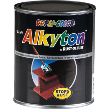 Dupli-Color Alkyton Kovářská barva na kov, černá, 1 l