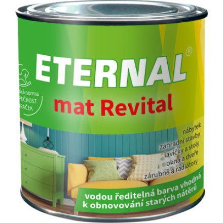 Eternal mat Revital barva k obnovování starých nátěrů, 201 bílá, 350 g