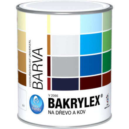 Bakrylex Univerzál mat V2066 barva na dřevo a kov 0110 šedá, 700 g