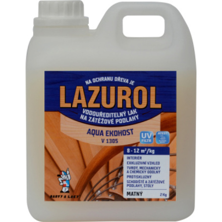 Lazurol Aqua Ekohost mat V1305 podlahový lak, 2 kg