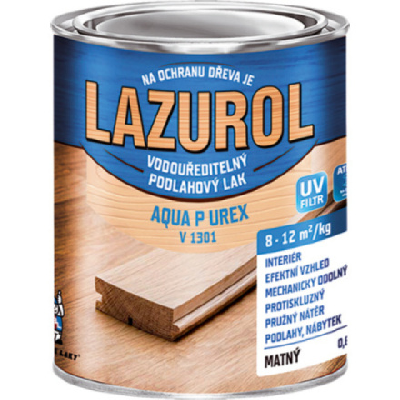 Lazurol Aqua P UREX V1301 mat odolný lak na dřevo bezbarvý, 600 g