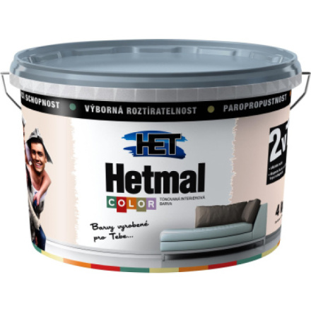Het Hetmal Color malířská barva, 0263 TEREZA béžová, 4 kg