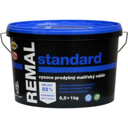 REMAL Standard vysoce prodyšná barva na zeď, 6,5+1 kg