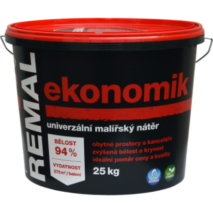 REMAL Ekonomik univerzální malířská barva na zeď, 25 kg