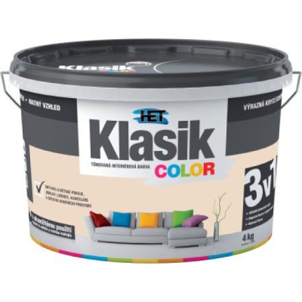 Het Klasik Color malířská barva, 0217 béžová, 4 kg
