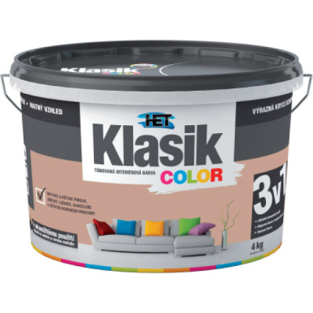Het Klasik Color malířská barva, 0267 světle hnědá, 4 kg