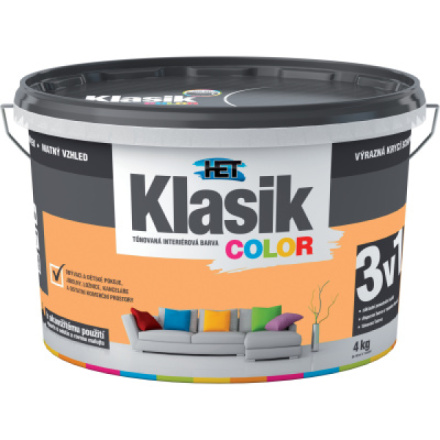 Het Klasik Color malířská barva, 0777 meruňka, 4 kg