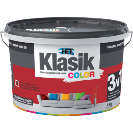 Het Klasik Color malířská barva, 0897 vínová, 4 kg