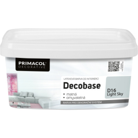 Primacol Decorative Decobase omyvatelná malířská barva, D16 Light Sky, 1 l