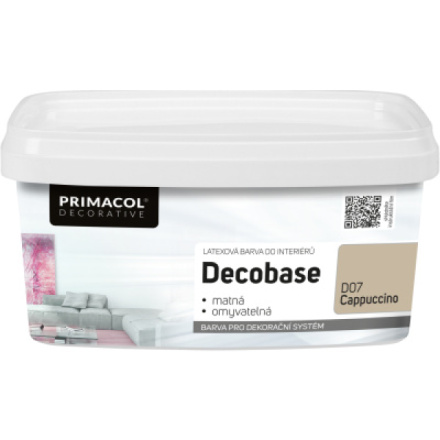 Primacol Decorative Decobase omyvatelná malířská barva, D07 cappuccino, 1 l