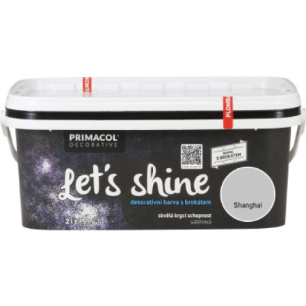 Primacol Decorative Lets Shine dekorativní barva s brokátem, Szanghaj, 2 l