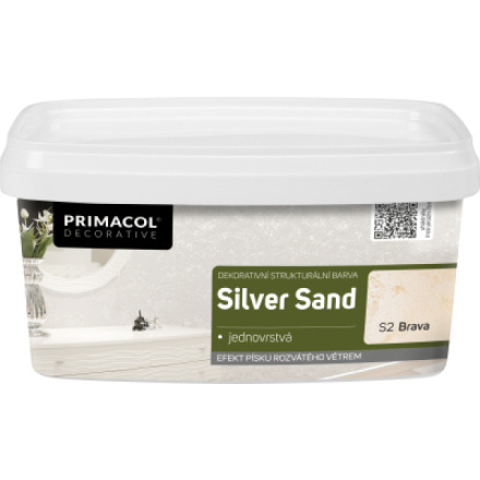 Primacol Decorative Silver Sand dekorativní strukturální barva, S1 Blanca, 1 l