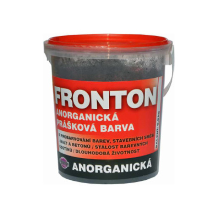 Fronton prášková barva do stavebních směsí malt a betonů, 0199 černá, 800 g
