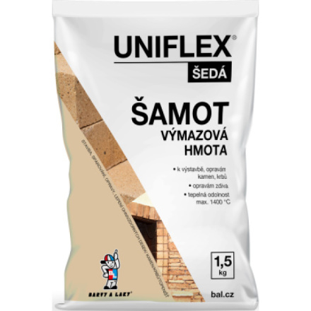 Uniflex šamotová výmazová hmota, 1,5 kg