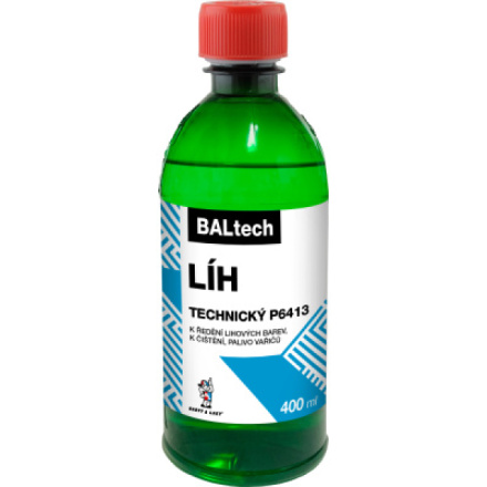 BALTECH technický líh P6413, plast 400 ml