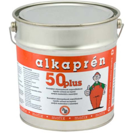 Alkaprén 50 plus, beztoluenové kontaktní lepidlo, na gumu, kov, sklo, 5 l