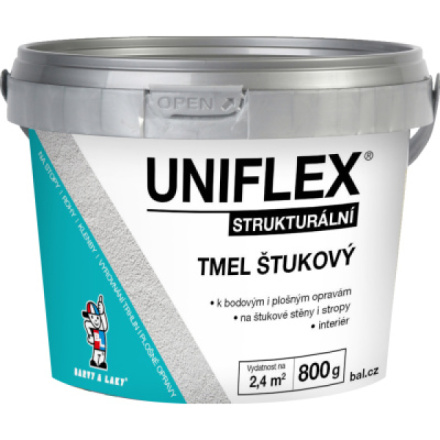 Uniflex štukový akrylový tmel, 800 g