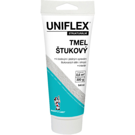 Uniflex štukový akrylový tmel, tuba, 300 g