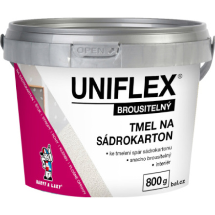 Uniflex tmel na sádrokarton brousitelný, 800 g