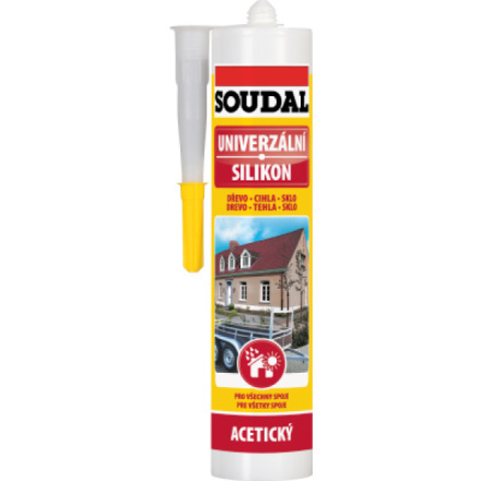 Soudal univerzální silikon, béžový, 280 ml